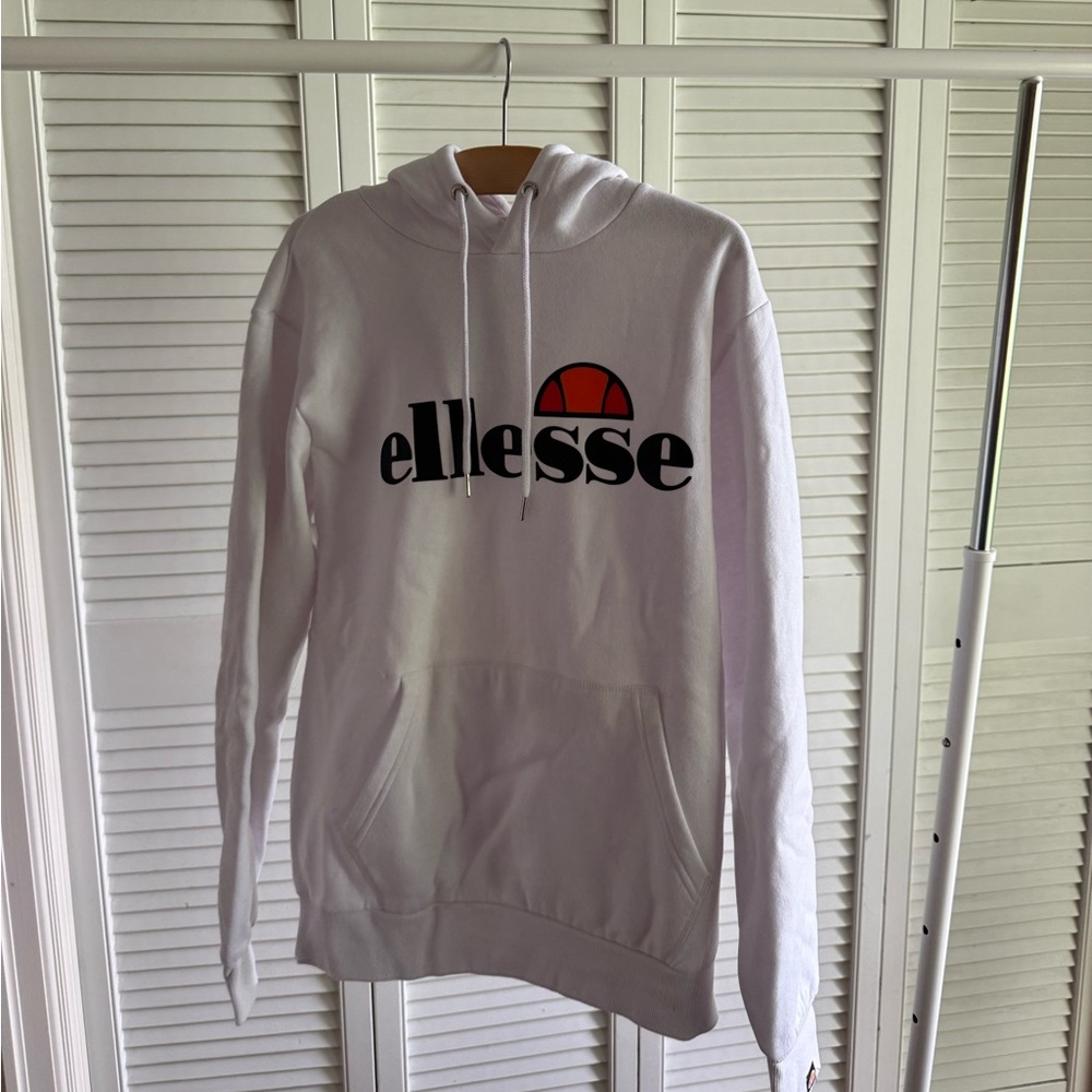 🤍 Ellesse White Hoodie – Size Large | Brand New with Tags